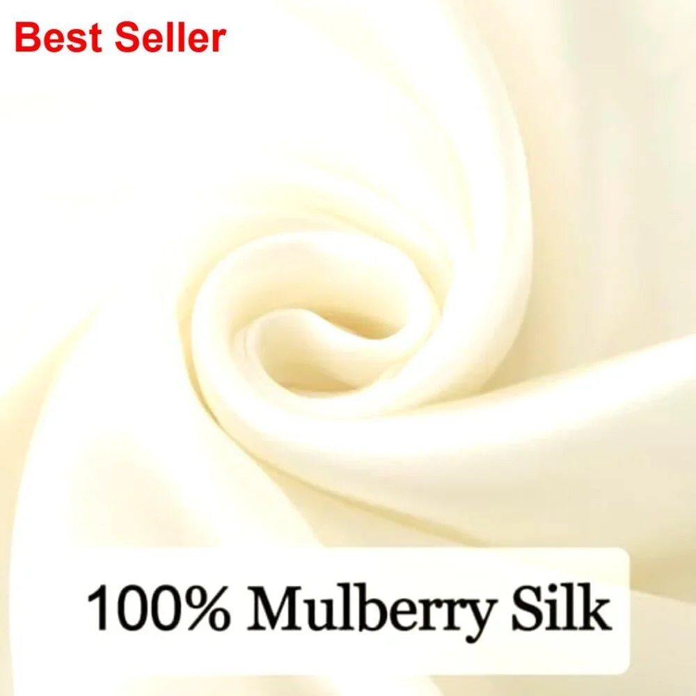 100% Mulberry Silk Scarf - Women's Fashion Accessory